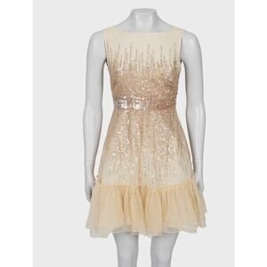 Valentino Red Sequin Mini Dress - Size XS